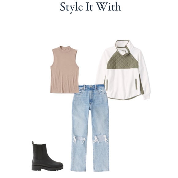 Abercrombie & Fitch Asymmetrical Quilted Sweater - Picture 3 of 7